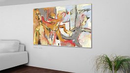 Fast Swing6 Art print on 380g polycotton canvas