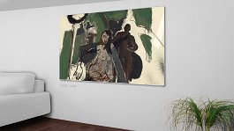 Seven_Times1 Art print on 380g polycotton canvas
