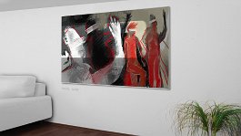 Seven_Times2 Art print on 380g polycotton canvas