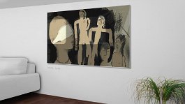 Seven_Times3 Art print on 380g polycotton canvas