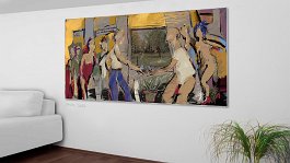 Art print on 380g polycotton canvas