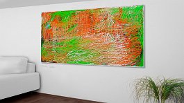 the sound of water Art print on 380g polycotton canvas