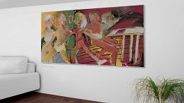 Art print on 380g polycotton canvas