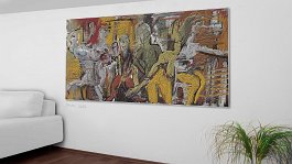 Art print on 380g polycotton canvas