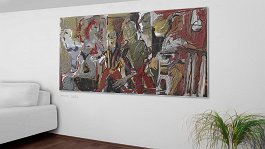 Art print on 380g polycotton canvas