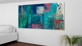 FLASH Art print on 380g polycotton canvas
