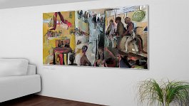 Art print on 380g polycotton canvas