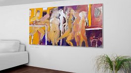 Art print on 380g polycotton canvas