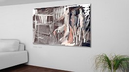 Vaccine in C 03 Art print on 380g polycotton canvas