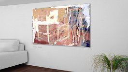 Vaccine in C 04 Art print on 380g polycotton canvas