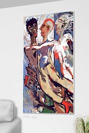 Next train in 3 minutes 7 Art print on 380g polycotton canvas