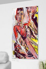 Next train in 3 minutes 9 Art print on 380g polycotton canvas
