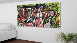 Day after day 1 Art print on 380g polycotton canvas