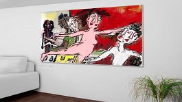 Day after day 3a Art print on 380g polycotton canvas