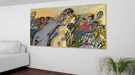 Day after day 9 Art print on 380g polycotton canvas