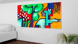 CAPTCHA_1 3 Art print on 380g polycotton canvas