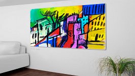 CAPTCHA_1 4 Art print on 380g polycotton canvas