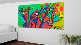 CAPTCHA_1 5 Art print on 380g polycotton canvas