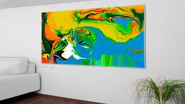 CAPTCHA_1 7 Art print on 380g polycotton canvas
