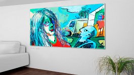 CAPTCHA_1 9 Art print on 380g polycotton canvas