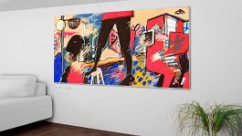 Deposits of the past 2 Art print on 380g polycotton canvas