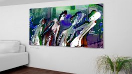 Deposits of the past 8 Art print on 380g polycotton canvas