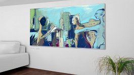 Fast Mutations 2 Art print on 380g polycotton canvas