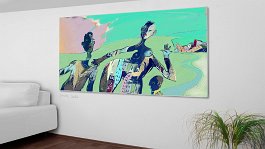 Fast Mutations 3 Art print on 380g polycotton canvas