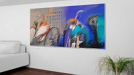 Fast Mutations 7 Art print on 380g polycotton canvas