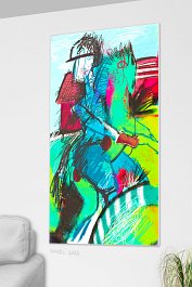CAPTCHA_B3 3 Art print on 380g polycotton canvas