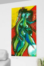 CAPTCHA_B3 4 Art print on 380g polycotton canvas