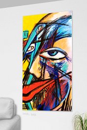 CAPTCHA_B3 6 Art print on 380g polycotton canvas