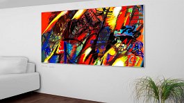 CAPTCHA_BP3 1 Art print on 380g polycotton canvas