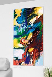 give away2 Art print on 380g polycotton canvas