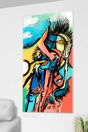 give away 4 Art print on 380g polycotton canvas