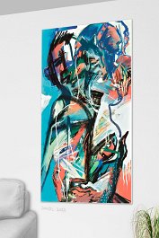 give away 5 Art print on 380g polycotton canvas