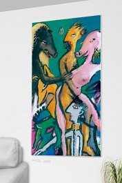 let us talk about doing it 2 Art print on 380g polycotton canvas