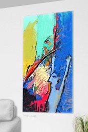 let us talk about doing it 3 Art print on 380g polycotton canvas