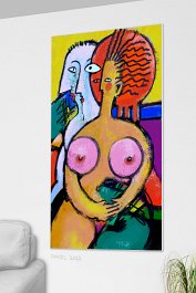 let us talk about doing it 5 Art print on 380g polycotton canvas