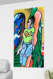 let us talk about doing it 8 Art print on 380g polycotton canvas