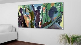 magic forest 2 Art print on 380g polycotton canvas