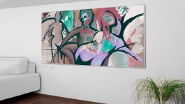 Part no. 1 Art print on 380g polycotton canvas