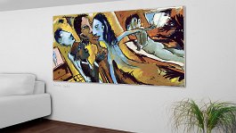 Part no. 10 Art print on 380g polycotton canvas