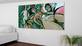 Part no. 2 Art print on 380g polycotton canvas