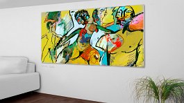 Part no. 3 Art print on 380g polycotton canvas