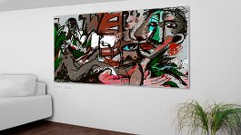Part no. 6 Art print on 380g polycotton canvas