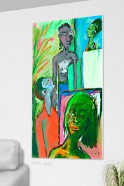 Part no. 3 Art print on 380g polycotton canvas