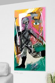 Part no. 1 Art print on 380g polycotton canvas