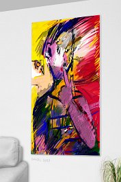 Part no. 4 Art print on 380g polycotton canvas