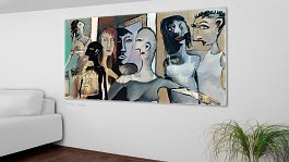 Part no. 1 Art print on 380g polycotton canvas
